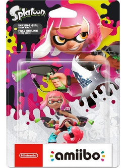 Nintendo Amiibo Splatoon Inkling Girl Neon Pink