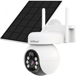 Sricam Srihome DH001-4GEU IP Κάμερα Ασφαλείας SIM 4MP 2K Αδιάβροχη Νυκτός Μπαταρίας με Ηλιακό Πάνελ & Αμφίδρομη Επικοινωνία