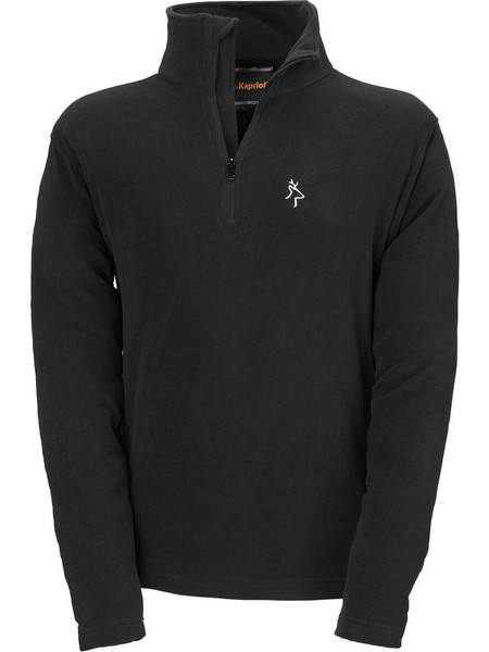 KAPRIOL ΜΠΛΟΥΖΑ FLEECE WOLF ΜΑΥΡΟ LARGE 28382