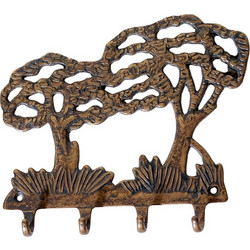 Κλειδοθήκη Μπρούτζινη Δέντρο Αντικέ Royal Art STL082BR - Royal Art Collection - STL082BR