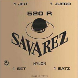 Savarez 520R Σετ 6 Χορδές Κλασικής Κιθάρας Nylon Normal Tension