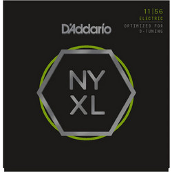 D'Addario NYXL Σετ 6 Χορδές Ηλεκτρικής Κιθάρας Nickel Plated Steel 11-56" Mixed Tension