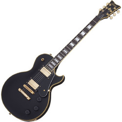 Schecter Solo II Custom Ηλεκτρική Κιθάρα Single Cut με Μαγνήτες HH & Ταστιέρα Ebony Aged Black Satin