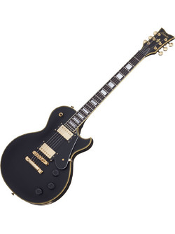 Schecter Solo II Custom Ηλεκτρική Κιθάρα Single Cut με Μαγνήτες HH & Ταστιέρα Ebony Aged Black Satin