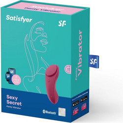 Satisfyer Sexy Secret Κλειτοριδικός Δονητής για Ζευγάρια με App Control 8.5cm Κόκκινος