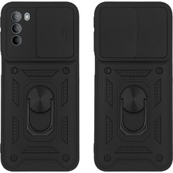 ΘΗΚΗ RING ARMOR CAMPRO SONIQUE ΓΙΑ MOTOROLA MOTO G31 4G / MOTO G41 4G ΜΑΥΡΟ