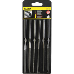 ΛΙΜΕΣ ΣΕΤ 6τμχ 150mm ΧΩΡΙΣ ΛΑΒΗ Stanley (0-22-500)