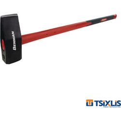 Βαριοπούλα Μύτης 4kg με Λαβή Fiberglass Benman - (77281)