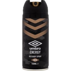 Umbro Energy Body Ανδρικό Αποσμητικό Spray Χωρίς Αλουμίνιο 150ml