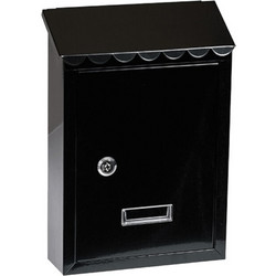 Krausmann Γραμματοκιβώτιο HS55372 Μαύρο 300x70x215mm