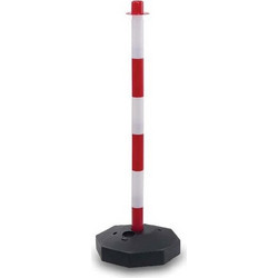 Κολωνάκι Σήμανσης PVC Ύψους 92cm με Πλαστική Βάση KDH-PC-2