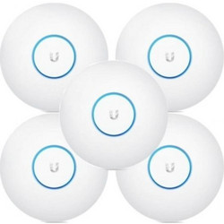 Ubiquiti UniFi AP AC Long Range Access Point WiFi 5 Dual Band (2.4 & 5GHz) 5-Pack