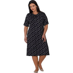 Φόρεμα Homewear Κοντό Μανίκι V5188 - ΠΟΛΥΧΡΩΜΟ