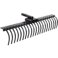 VEVOR Tow Behind Landscape Rake 60" Lan Dethatcher Rake με 21 ατσάλινα δόντια