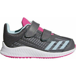 Adidas FortaRun CF I Παιδικά Αθλητικά Παπούτσια για Τρέξιμο Ανθρακί BY8979