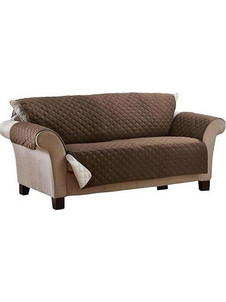 Κάλυμμα Καναπέ 2 Όψεων Couch Coat Καφέ