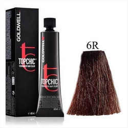 Goldwell TopChic 6R Μαονί Φωτεινό Μόνιμη Βαφή Μαλλιών 60ml