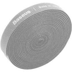 Baseus Δεματική Ταινία Καλωδίων Velcro Rainbow Circle Straps 3m Γκρι (ACMGT-F0G)