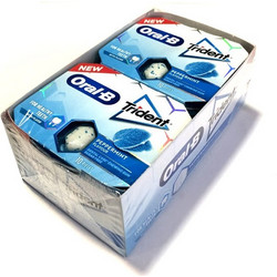 Trident Dental Care Peppermint Τσίχλες 17gr Συσκευασία 12 Τεμαχίων