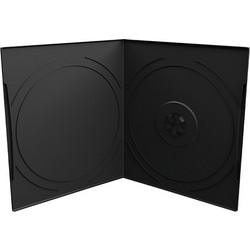 MediaRange DVD Case for 1 disc, 7mm, pocket sized, Black