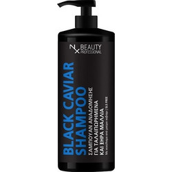 NX Beauty Professional Black Haviar Σαμπουάν για Ξηρά & Ταλαιπωρημένα Μαλλιά 1lt
