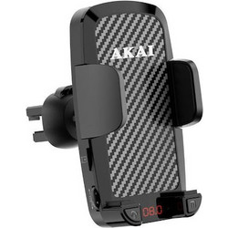 Akai FMT-C14BT Πολυλειτουργική βάση κινητού αυτοκινήτου και FM Transmitter με φορτιστή, Bluetooth, 2 USB, Type-C, ΤF, U-Disk, Aux-Out