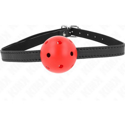 Kink Simplicity Breathable Ball Gag Red