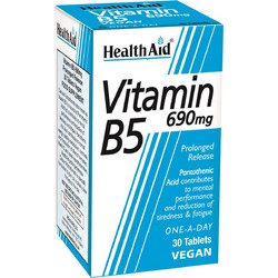 Health Aid Vitamin B5 690mg 30 Ταμπλέτες
