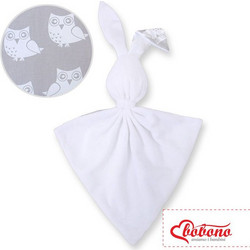 Cuddly rabbit double-sided - Owls grey