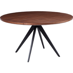 HomeMarkt Τραπέζι Τραπεζαρίας Στρογγυλό Ξύλινο HM9452.02