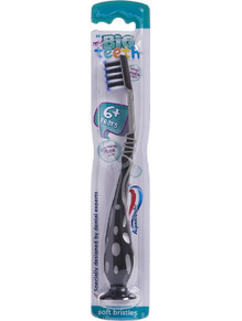 Aquafresh Big Teeth Soft Παιδική Oδοντόβουρτσα Μαύρη