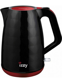 Izzy Milano Diamond 1558 Ανοξείδωτος Βραστήρας 1.7lt 2200W Μαύρος