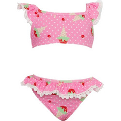 Tortue Παιδικό Μαγιό Bikini Set για Κορίτσι Ροζ S1-140-204