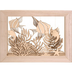 Ξύλινα Διακοσμητικά Coral Artemio 11 Τεμάχια