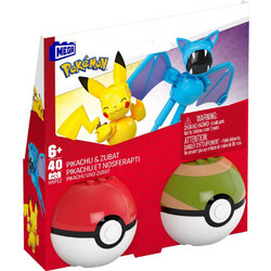 Pokemon MEGA Construction Set - Pikachu Zubat (2 Pack)