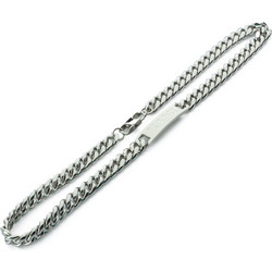 KARL KANI RETRO PLATE CHAIN KA243-021-1-SILVER Ασημί