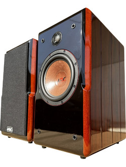 TRF WTCB652HS Ζεύγος Ηχείων Hi-Fi Βιβλιοθήκης 160W 2 Δρόμων Red Brown