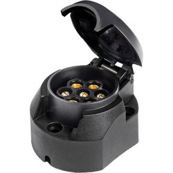 Πρίζα Κοτσαδόρου Θηλυκή 7 Φις AMiO Troley Socket 7 Pin