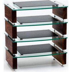Custom Design Custom Design Milan Reference 10 Acoustics Hi-Fi 4 Walnut With Black Glass 15764