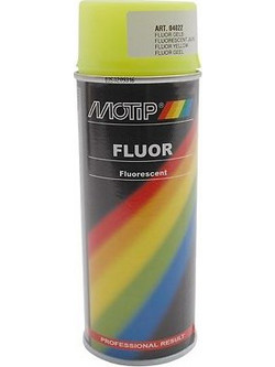 Motip Fluor Σπρέι Βαφής Yellow Φωσφοριζέ 400ml