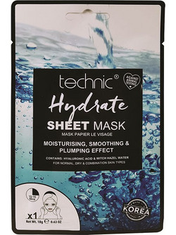 Technic Hydrate Sheet Μάσκα Προσώπου για Ενυδάτωση με Υαλουρονικό