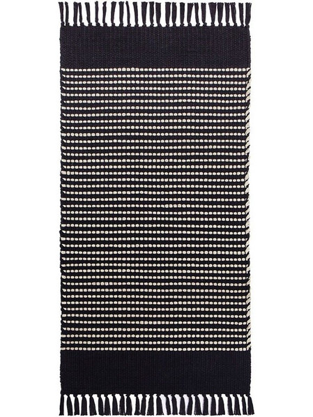 Χαλάκι Κουζίνας Issa 60x130 Black Nima 60X130cm Βαμβάκι