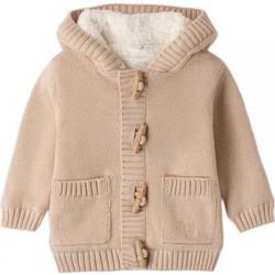 IDO KNITTED CARDIGAN - 4.A211/00 - ΑΓΟΡΙ - MELANGE BEIGE