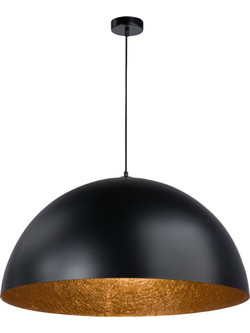Sigma Lighting Sfera Κρεμαστό Φωτιστικό Οροφής Καμπάνα Μονόφωτο E27 Μαύρο 30144