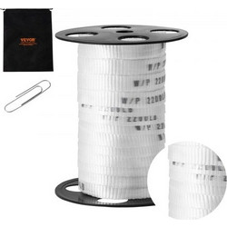 VEVOR Πολυεστερική Ταινία Έλξης 5/8" x 108' Αντοχή 2200 lbf, Λευκή DLLDB33M159MXK8PTV0