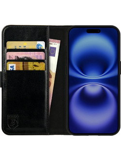 Θήκη Apple iPhone 16 Pro - Rosso Element PU Πορτοφόλι - Black (8719246453830)