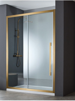 Καμπίνα Ντουσιέρας Devon Noxx Slider 1+1 SLN120C-221 117-119cm Clean Glass Bronze Brushed PVD