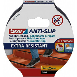 ΤΑΙΝΙΑ ΑΝΤΙΟΛΙΣΘΗΤΙΚΗ 5m x 25mm ΜΑΥΡΗ 55587 TESA Ποσοτ.6.00