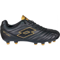 Lotto Stadio 705 FG 219545-1UQ Ποδοσφαιρικά Παπούτσια με Τάπες Μαύρα