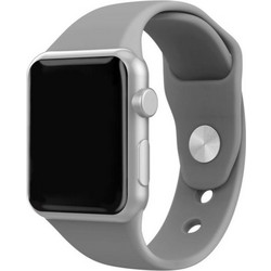 Techancy Λουράκι Σιλικόνης Grey (Apple Watch 42 / 44 / 45mm)